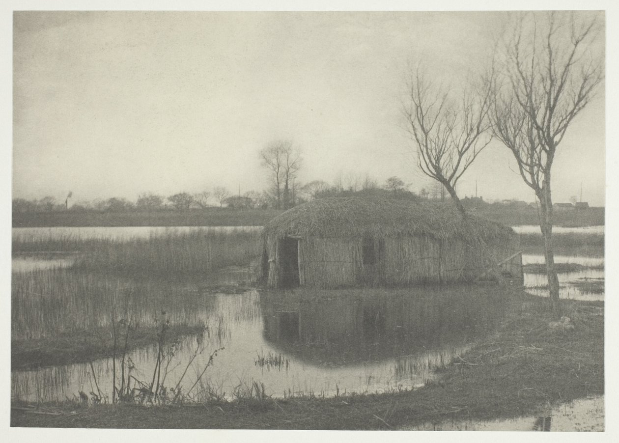 Rákosový dům pro lodě od Peter Henry Emerson