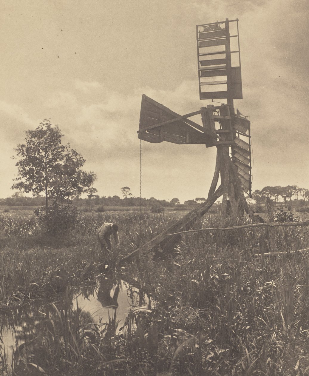 Zřícený vodní mlýn od Peter Henry Emerson