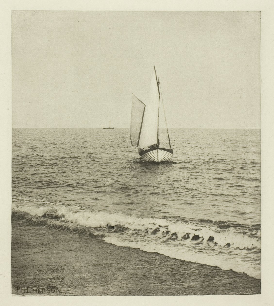 Suffolk Shrimper "Coming Ashore" od Peter Henry Emerson