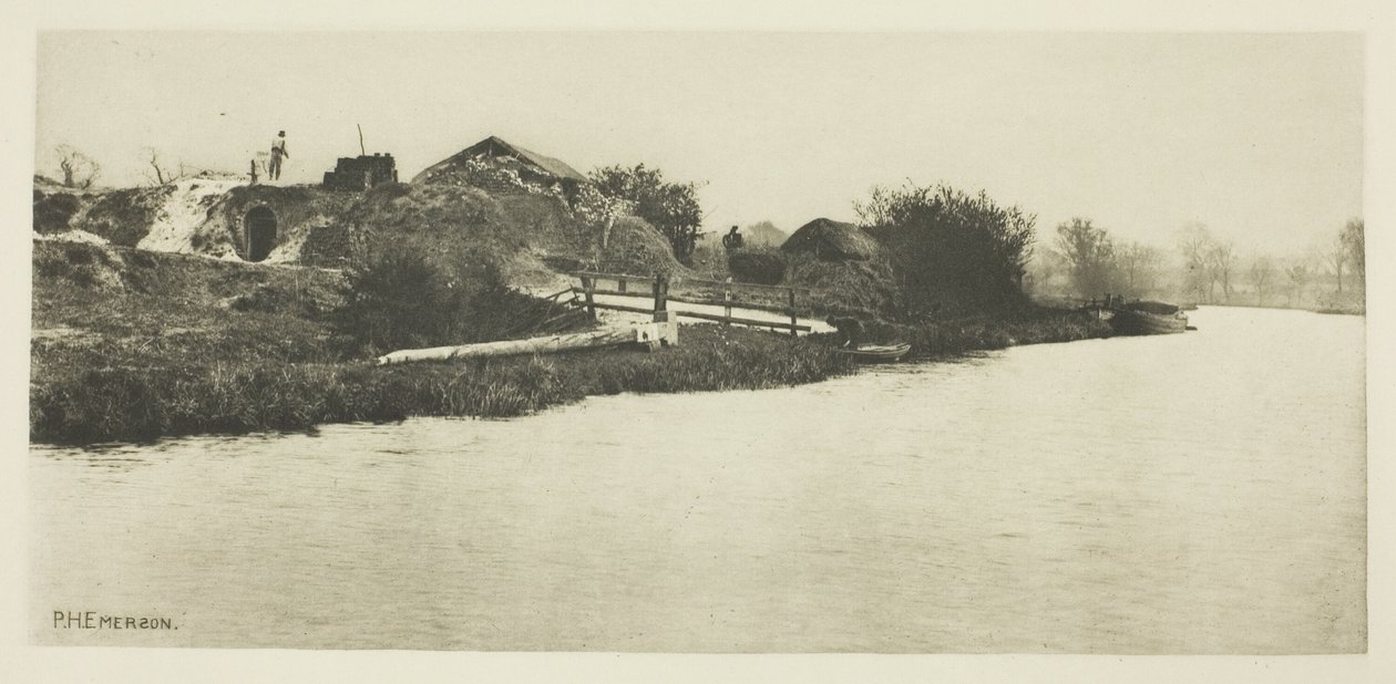 Brickfield on the River Bure (Norfolk) od Peter Henry Emerson