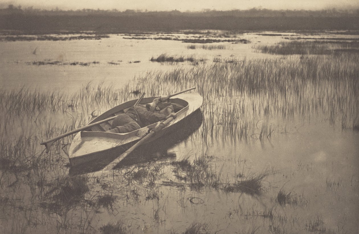 Lovec plížící se k pernaté zvěři od Peter Henry Emerson