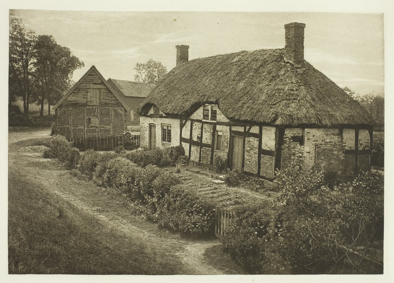 Dům Izaaka Waltona v Shallowfordu, Staffordshire od Peter Henry Emerson