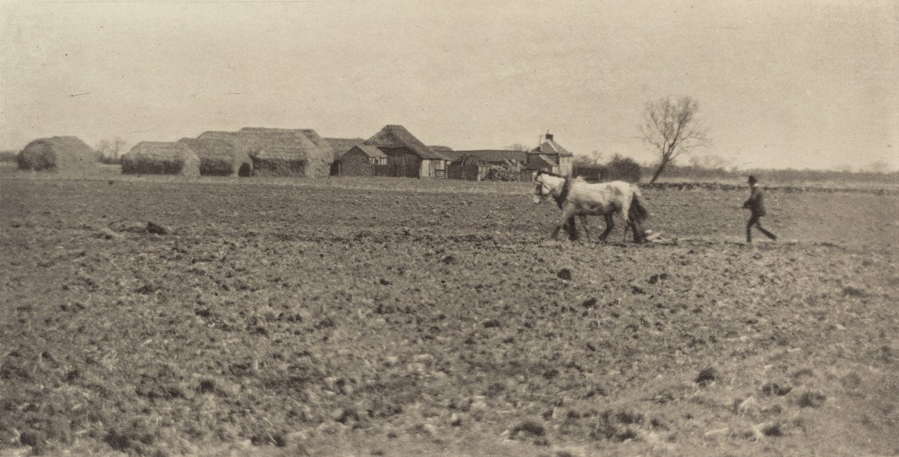 Marsh Farm v předjaří od Peter Henry Emerson