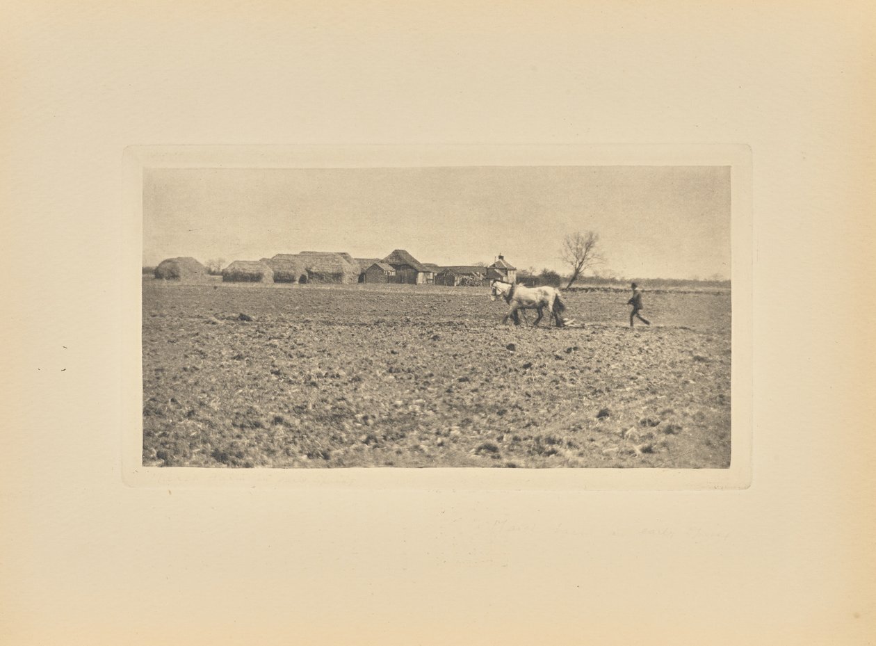 [Farma Marsh na začátku jara] od Peter Henry Emerson