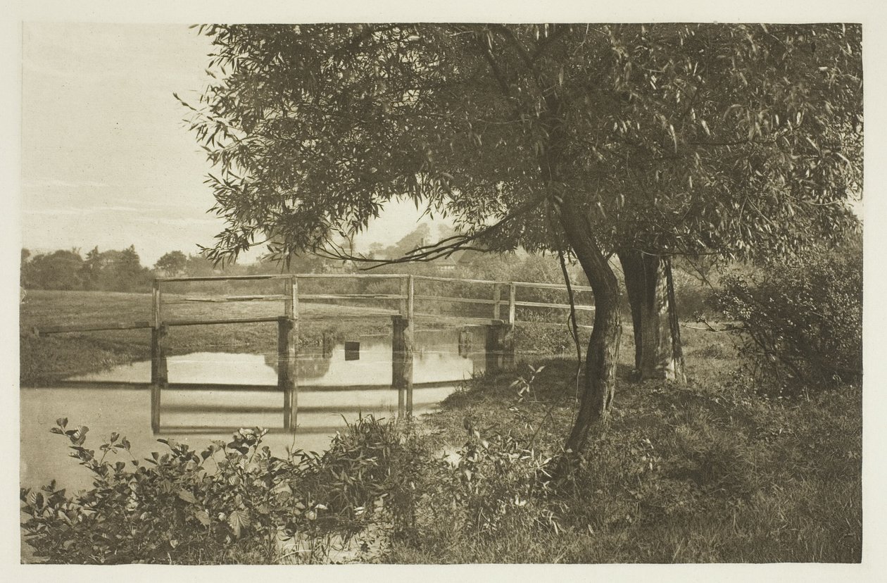 Na řece "Sow" poblíž Waltonova domu v Shallowfordu od Peter Henry Emerson