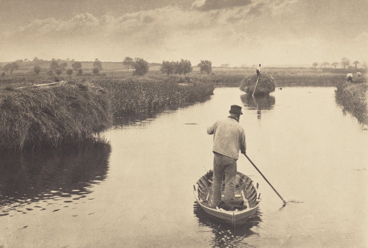 Měření množství sena z bažiny od Peter Henry Emerson