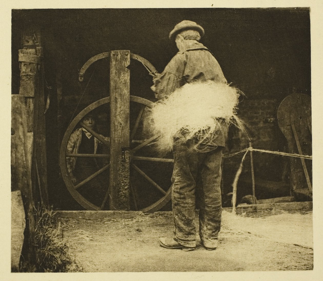 Předení lana od Peter Henry Emerson