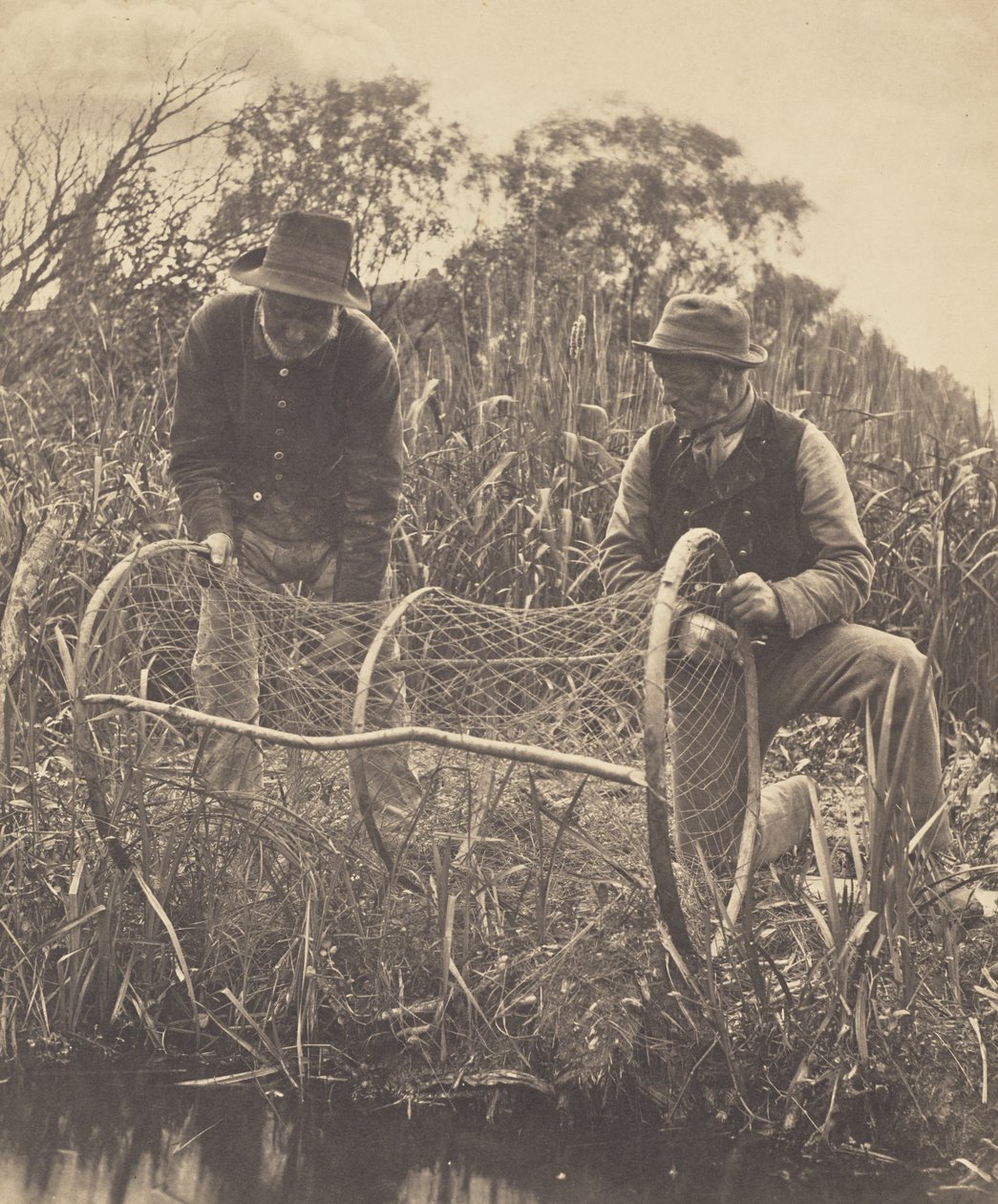 Vztyčování obloukové sítě od Peter Henry Emerson