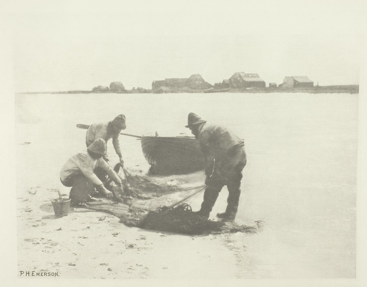Tavení na řece Blythe (Suffolk) od Peter Henry Emerson