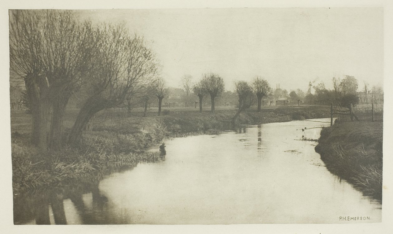 Stanstead od řeky Lea od Peter Henry Emerson