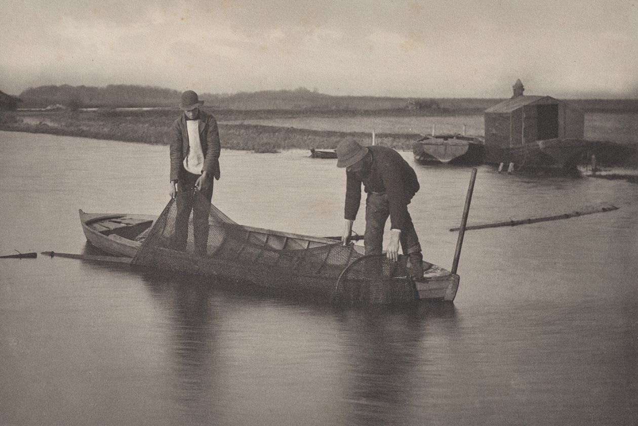 Nabírání úhoří sítě od Peter Henry Emerson