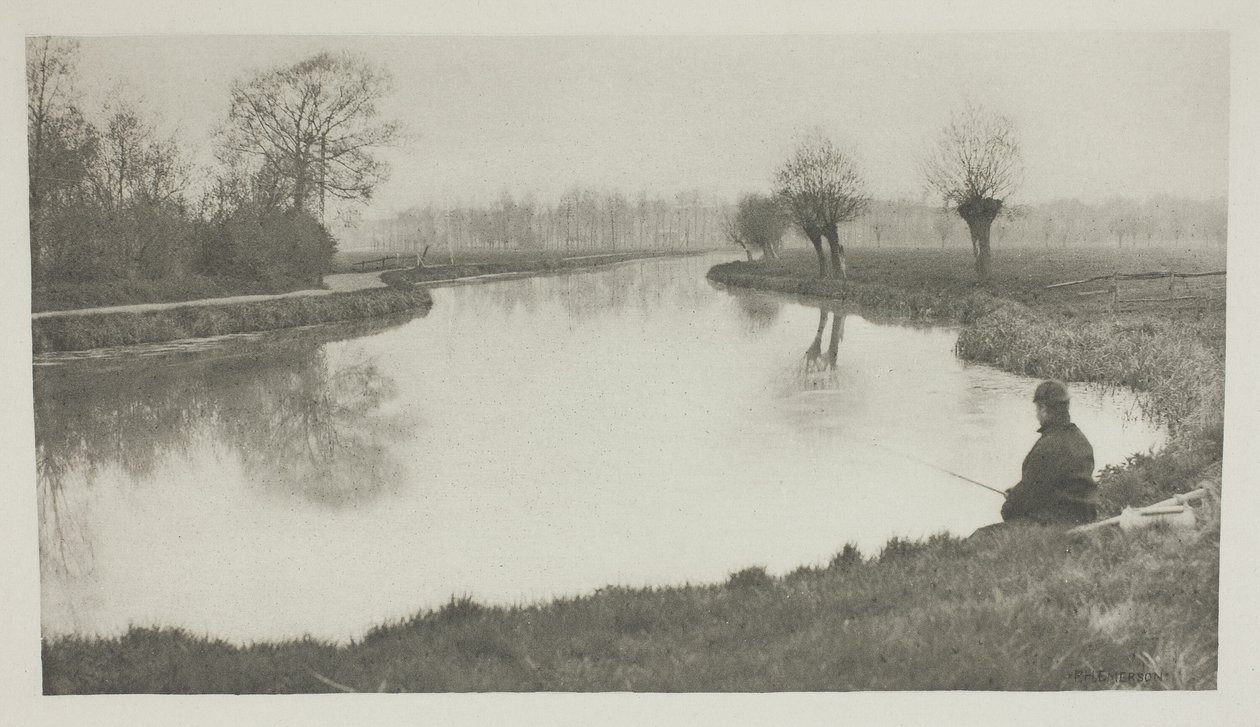 The Black Pool, poblíž Hoddesdonu od Peter Henry Emerson