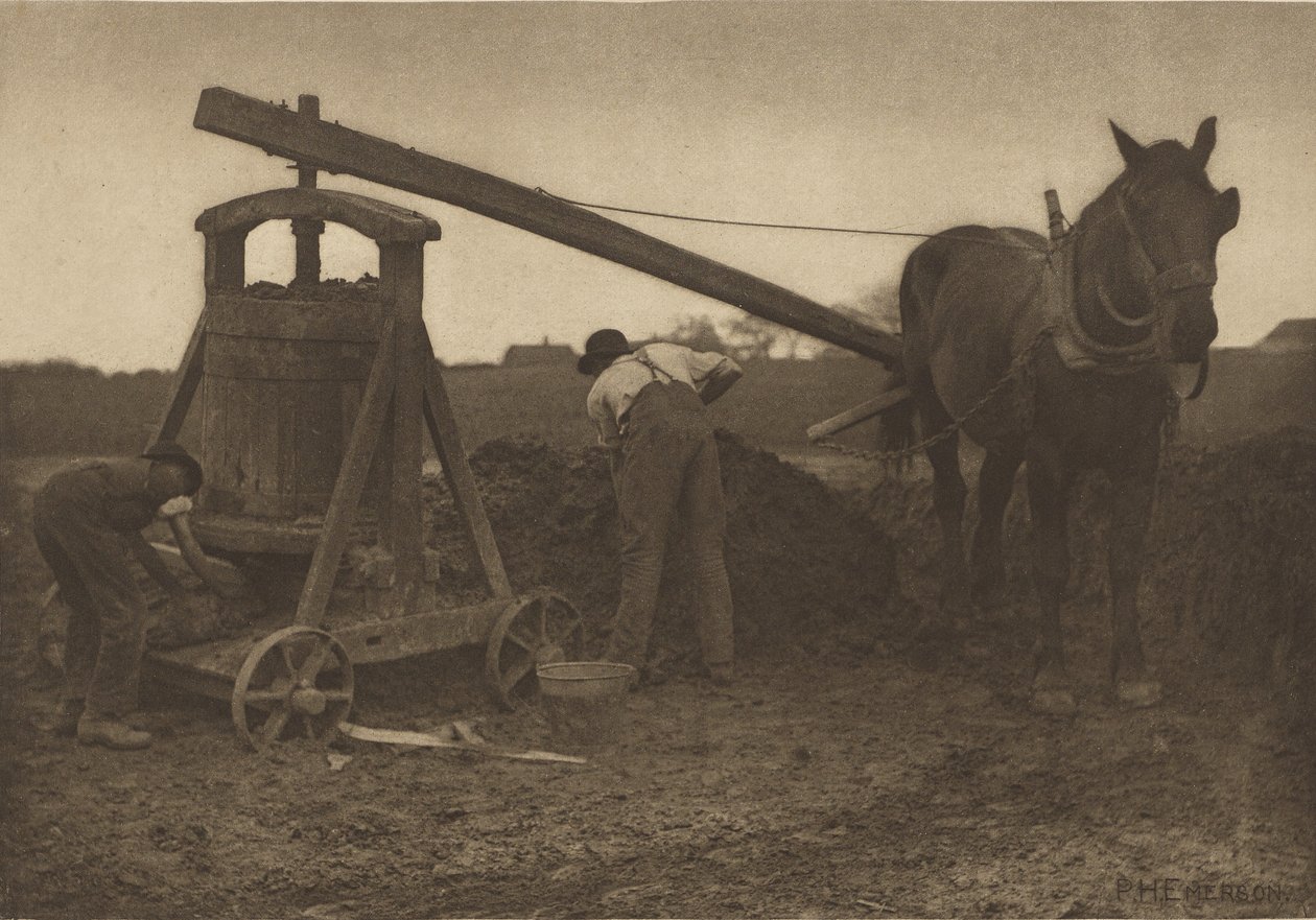 Hliněný mlýn (Norfolk) od Peter Henry Emerson