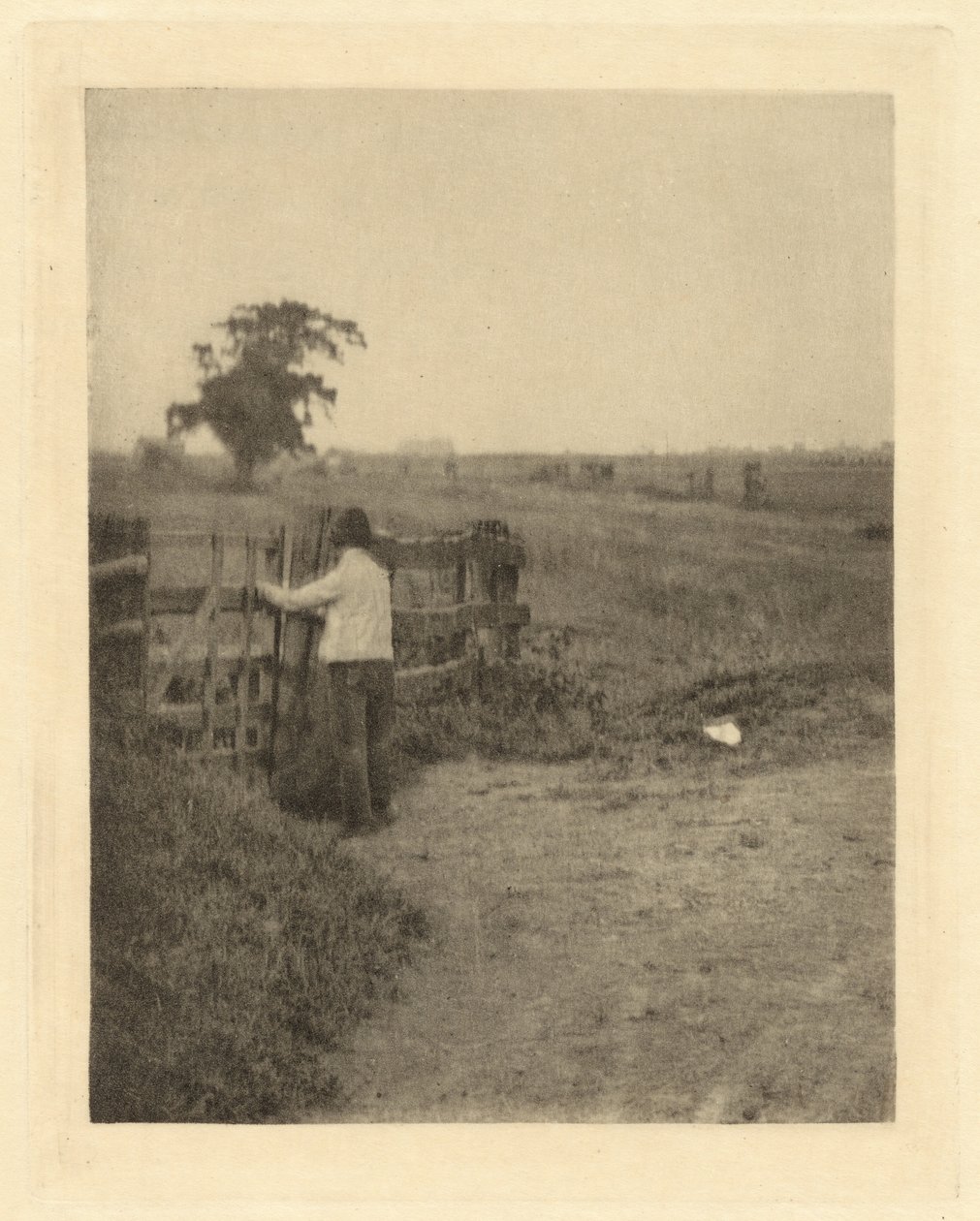 Poslední brána, v roce 1895 nebo dříve (foto) od Peter Henry Emerson