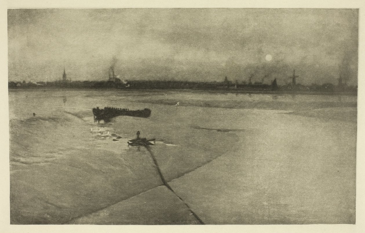 The Last of the Ebb-Great Yarmouth z Breydonu od Peter Henry Emerson