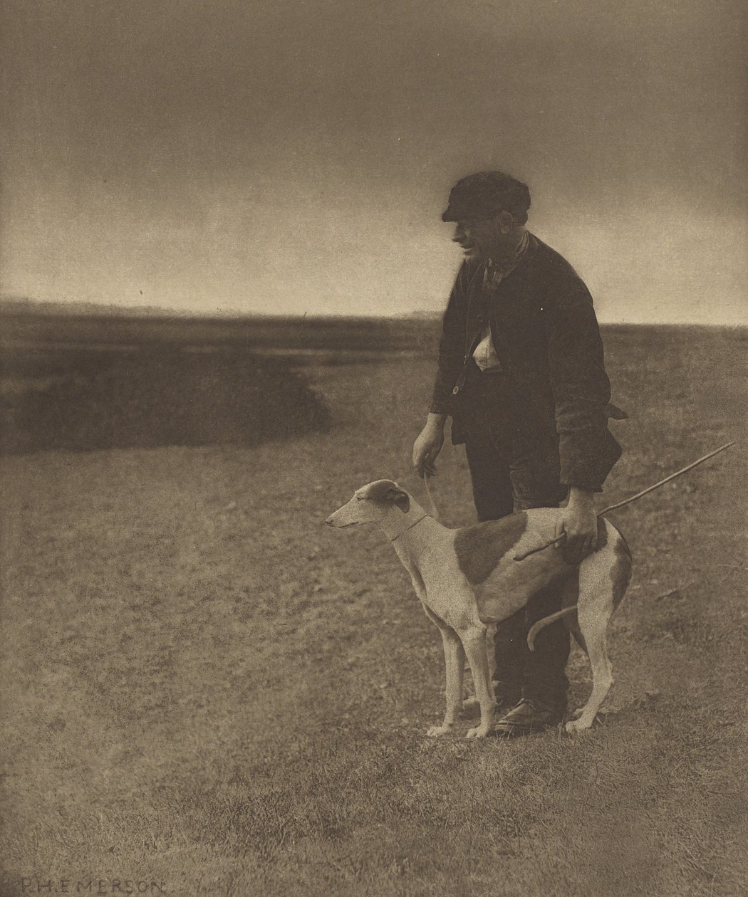 Pytlák - Zajíc na dohled. [Suffolk.] od Peter Henry Emerson