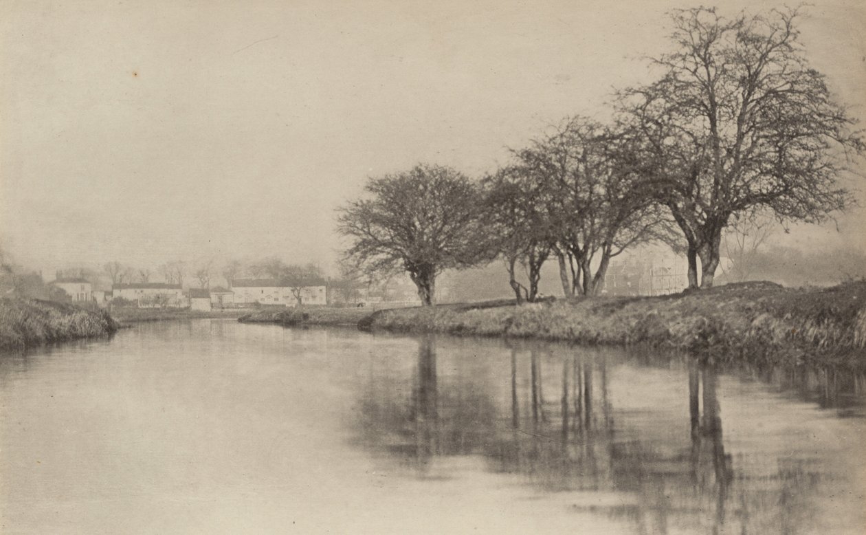 Vesnice u řeky, 1890-1891, vytištěno 1893. od Peter Henry Emerson