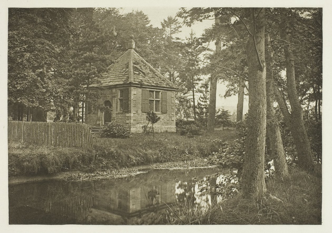 Rybářský dům Walton a Cotton, Beresford Dale od Peter Henry Emerson