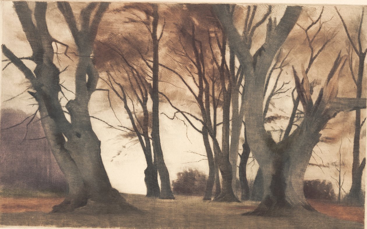 Buky v Ermelundenu od Peter Vilhelm Ilsted