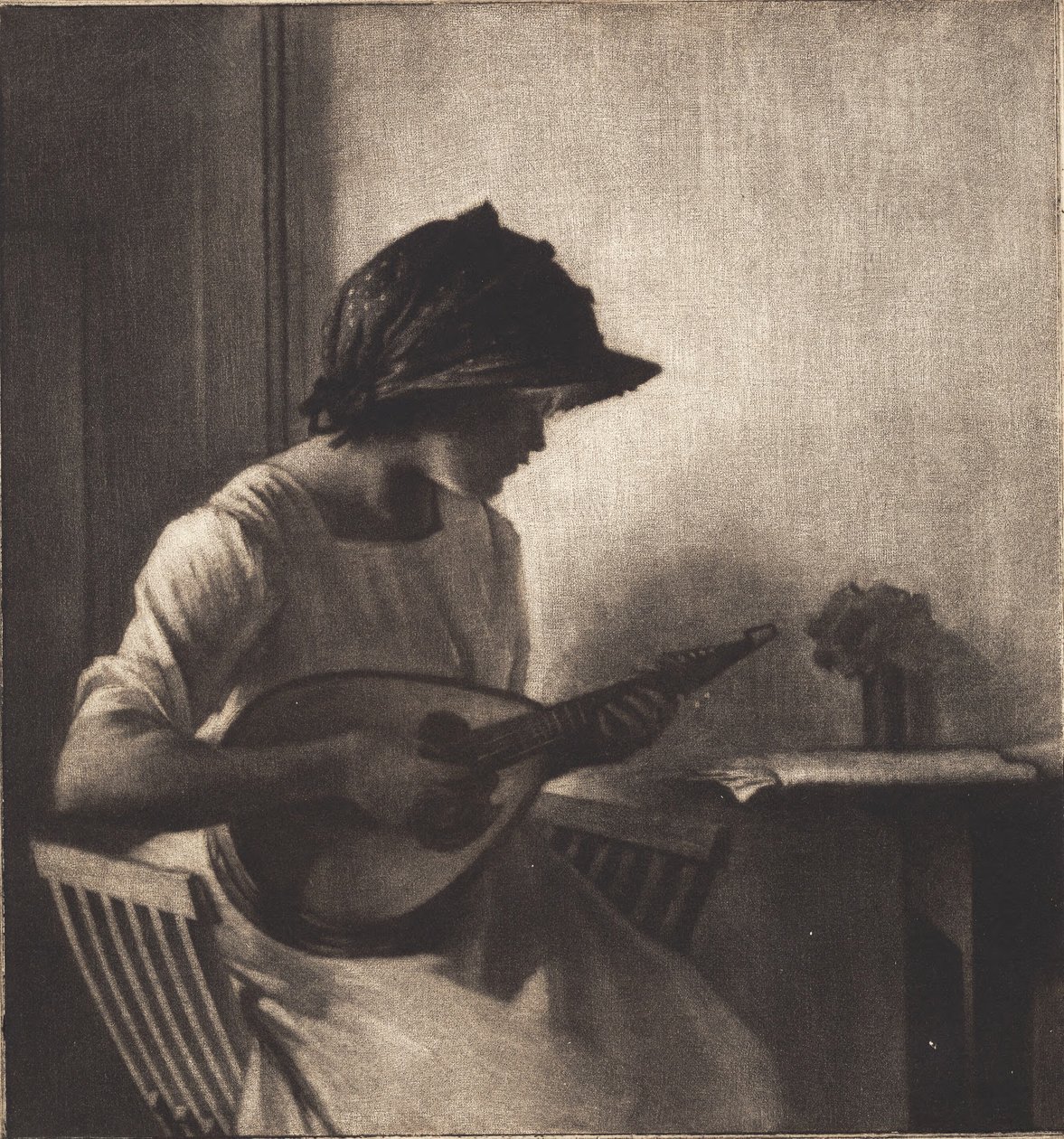 Hráč na mandolínu od Peter Vilhelm Ilsted