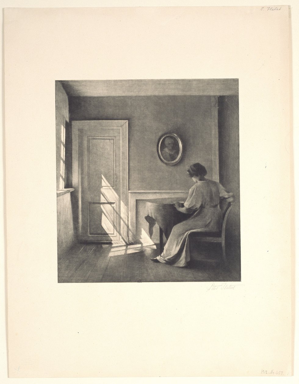 Slunce na dveřích od Peter Vilhelm Ilsted