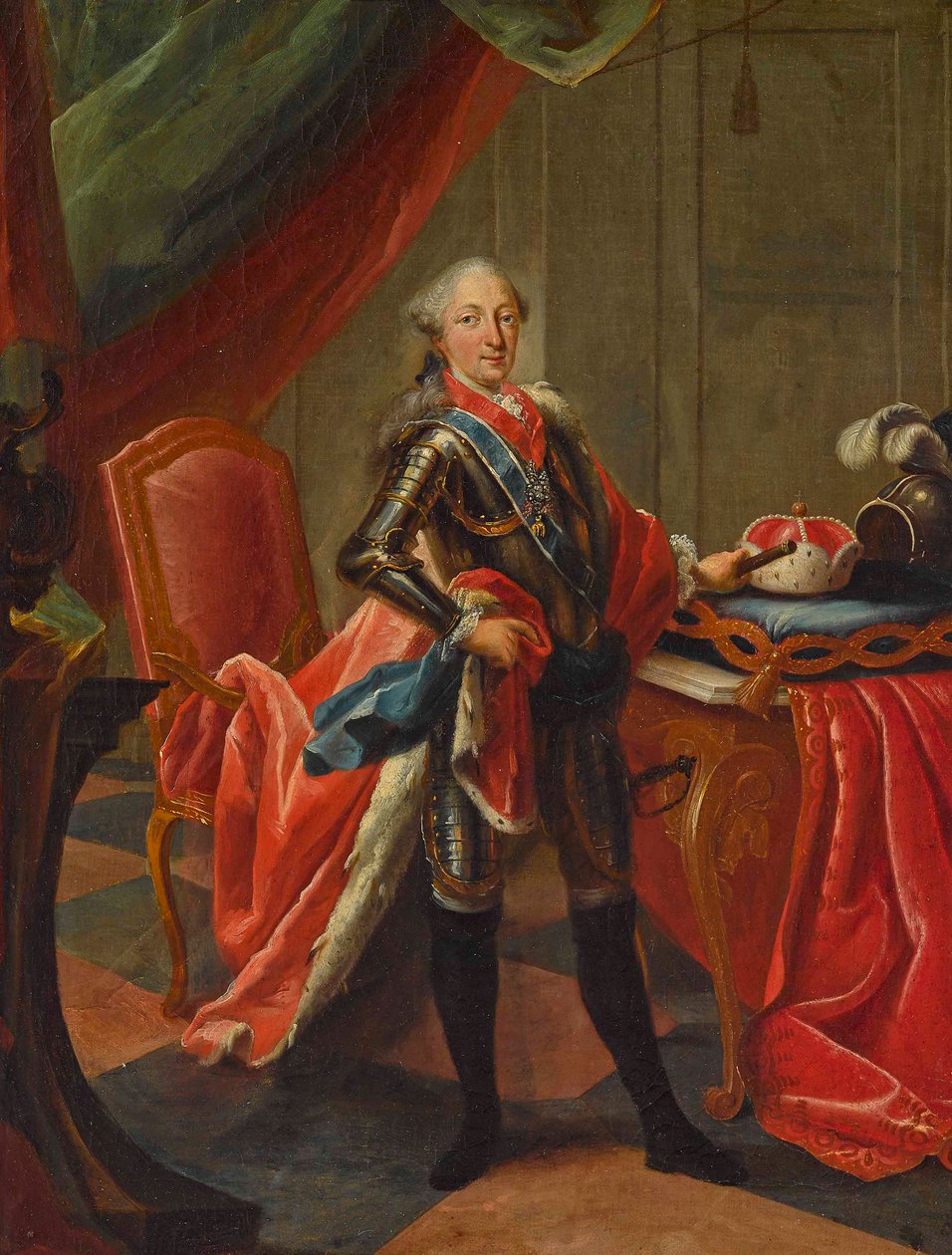 Portrét Maxmiliána III Josefa 1727-1777, bavorského kurfiřta. od Peter Jacob Horemans