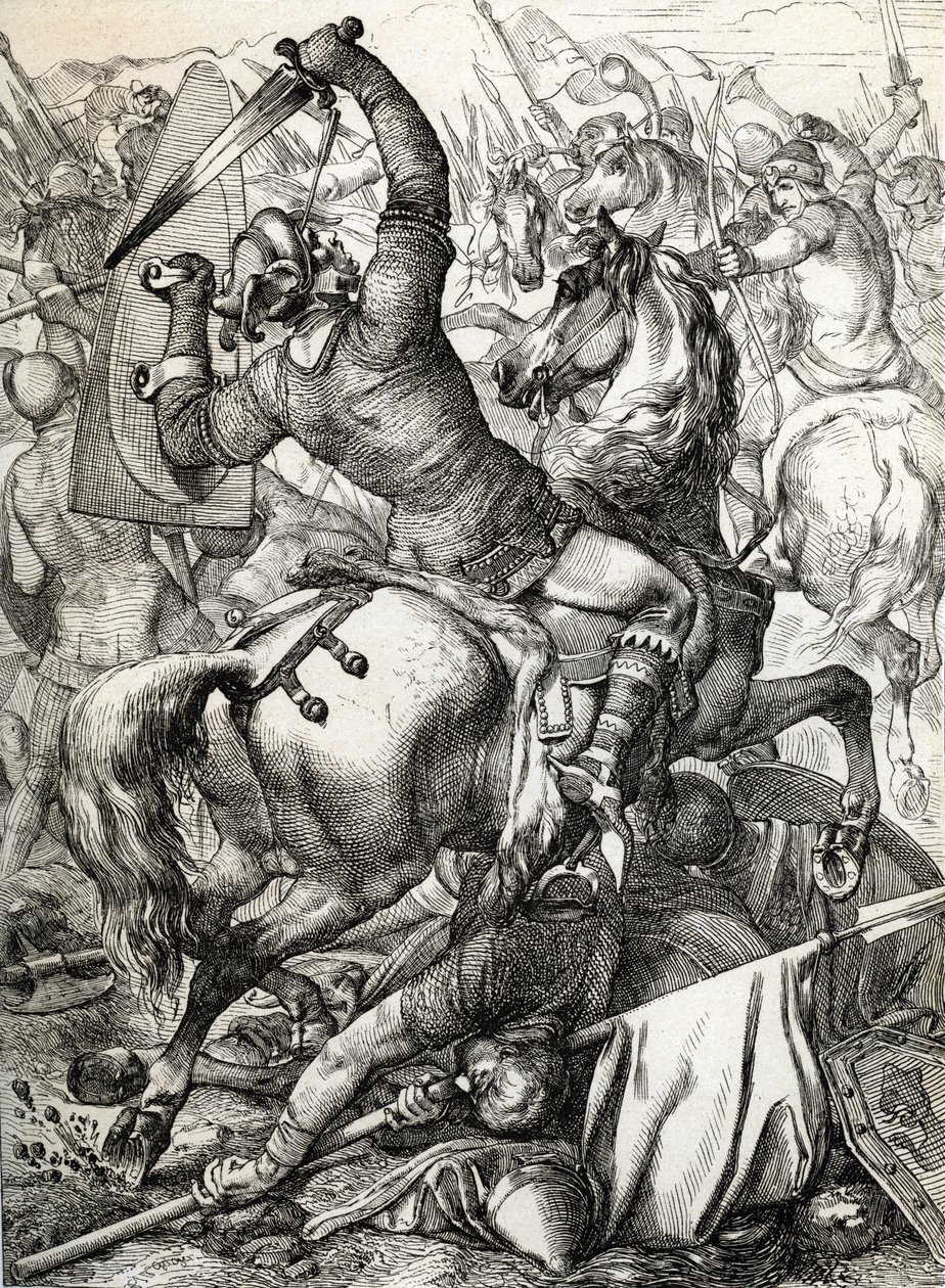 Bitva u Hastingsu se odehrála 14. října 1066 mezi normandsko-francouzskou armádou vévody Viléma II. Normandie a anglickou armádou pod velením anglosaského krále Harolda II. během dobytí Anglie Normany od Peter Johann Nepomuck Geiger