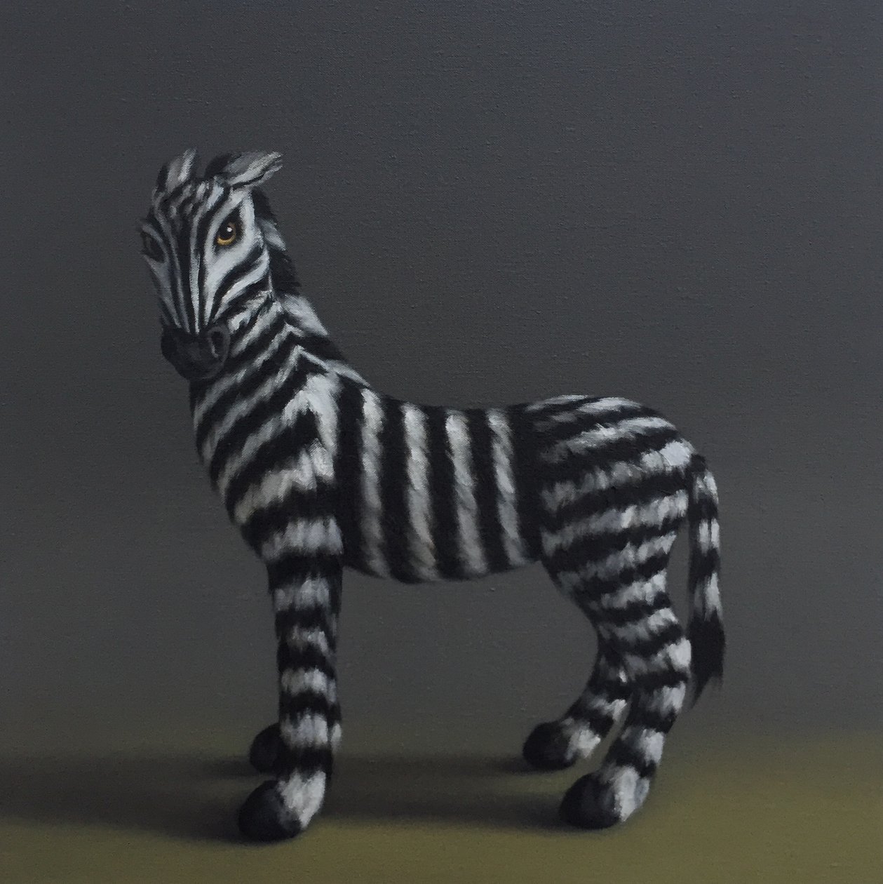 Zebra - After Stubbs, 2018 od Peter Jones