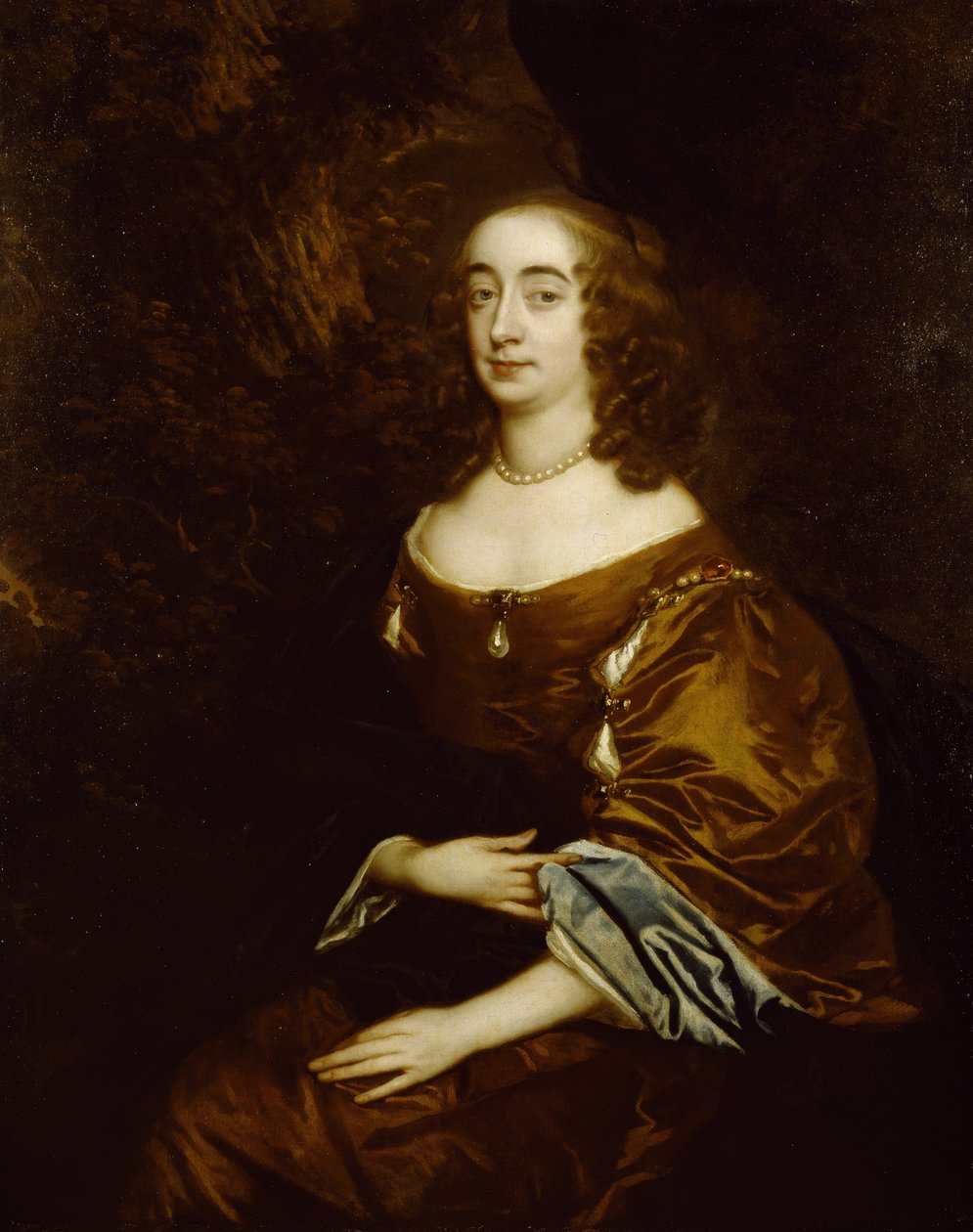 Elizabeth Cliffordová, hraběnka z Corku a později hraběnka z Burlingtonu (olej na plátně) od Peter Lely