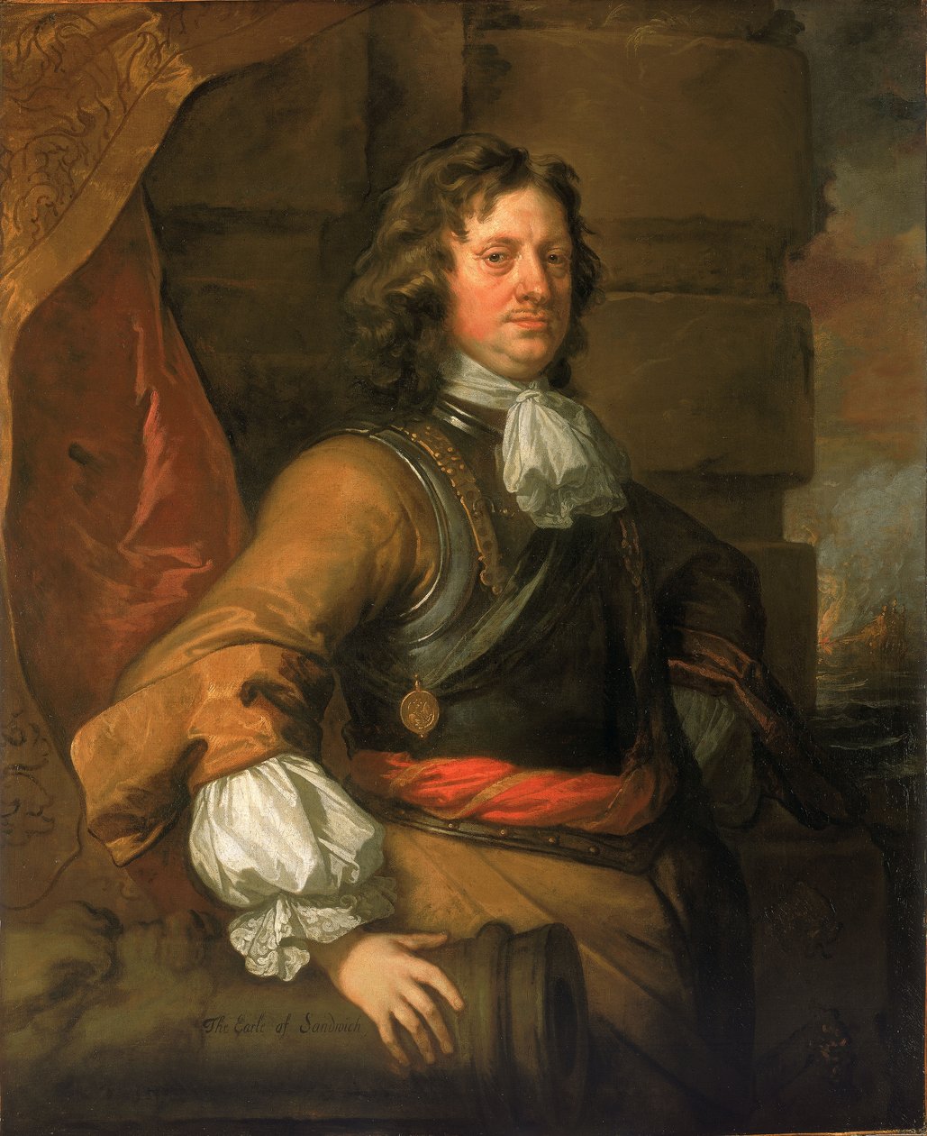 Vlajkaři z Lowestoftu: Edward Montagu od Peter Lely