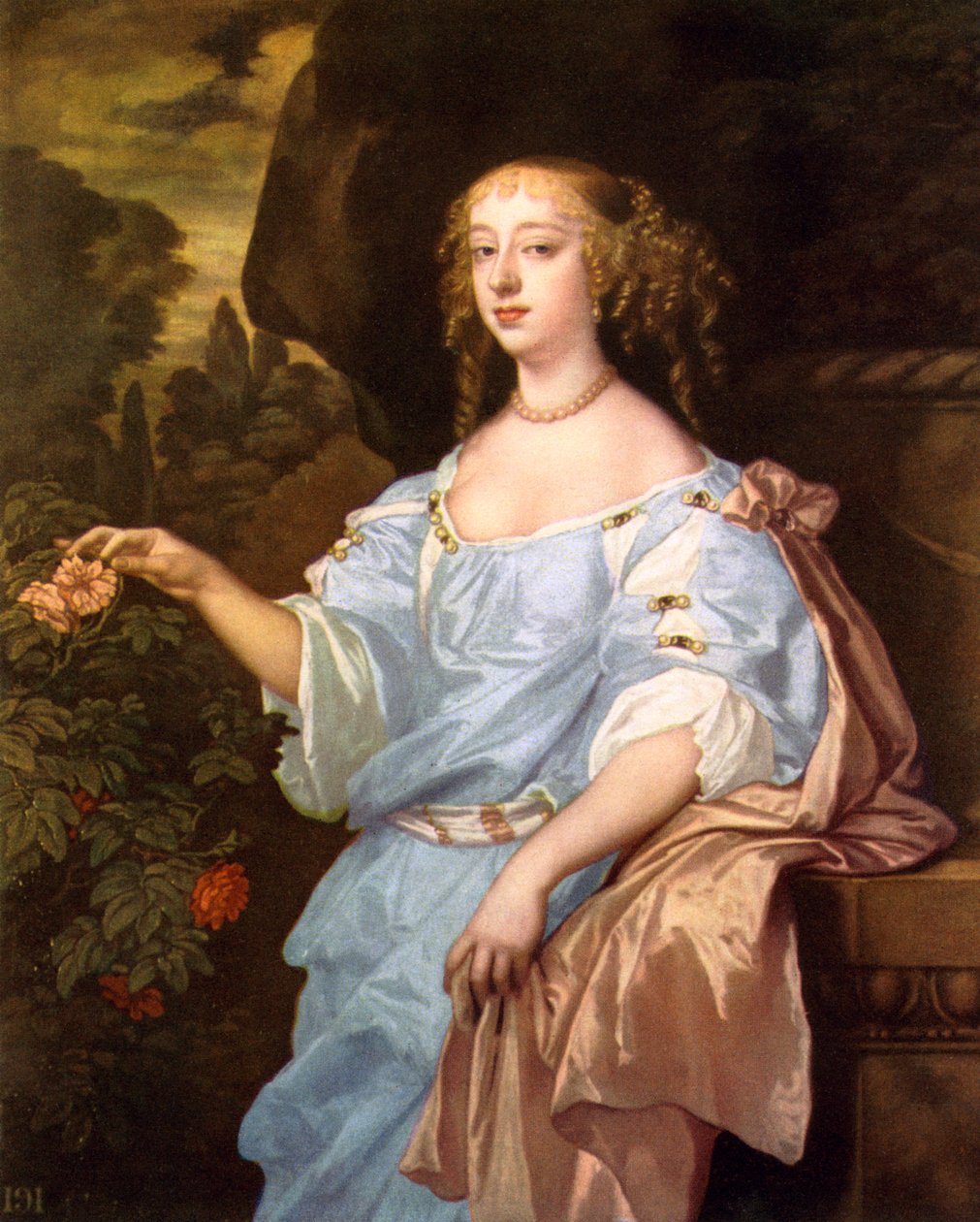 Henrietta Boyle, hraběnka z Rochesteru, c1660. od Peter Lely