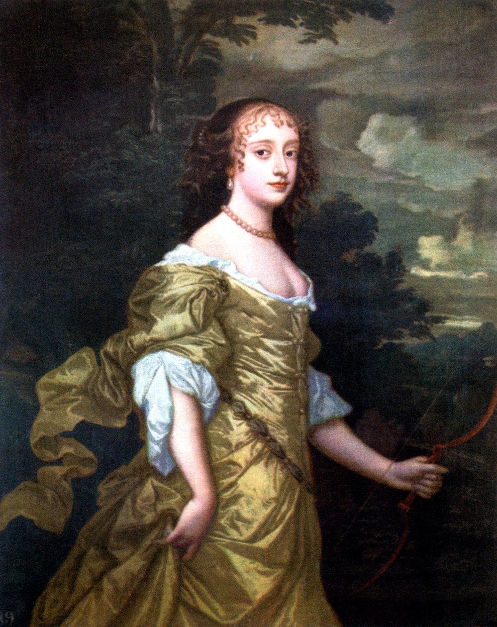 Portrét Frances, vévodkyně z Richmondu, c1662-1665. od Peter Lely