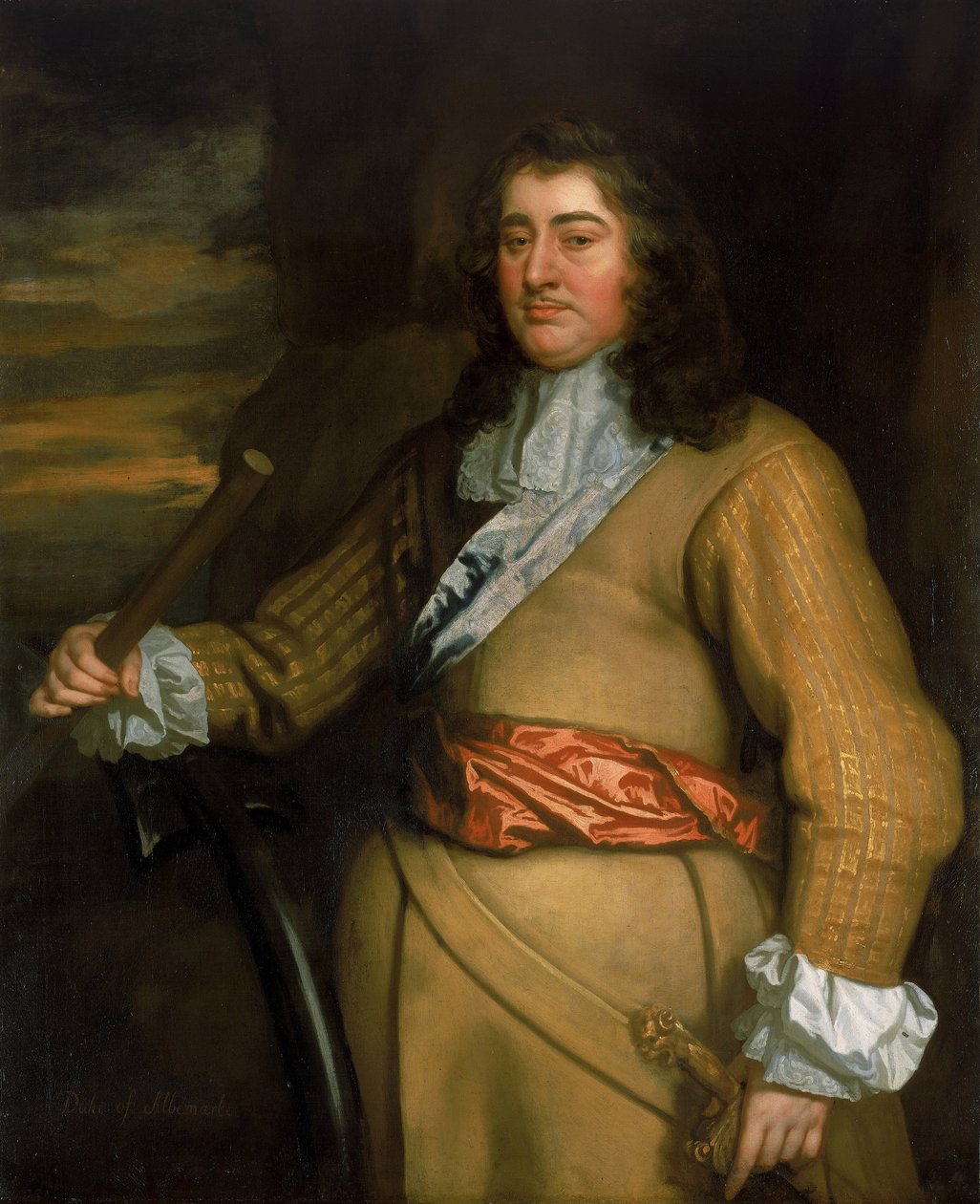 Portrét George Moncka (1608-1670), prvního vévody z Albemarle. Olej na plátně od Peter Lely