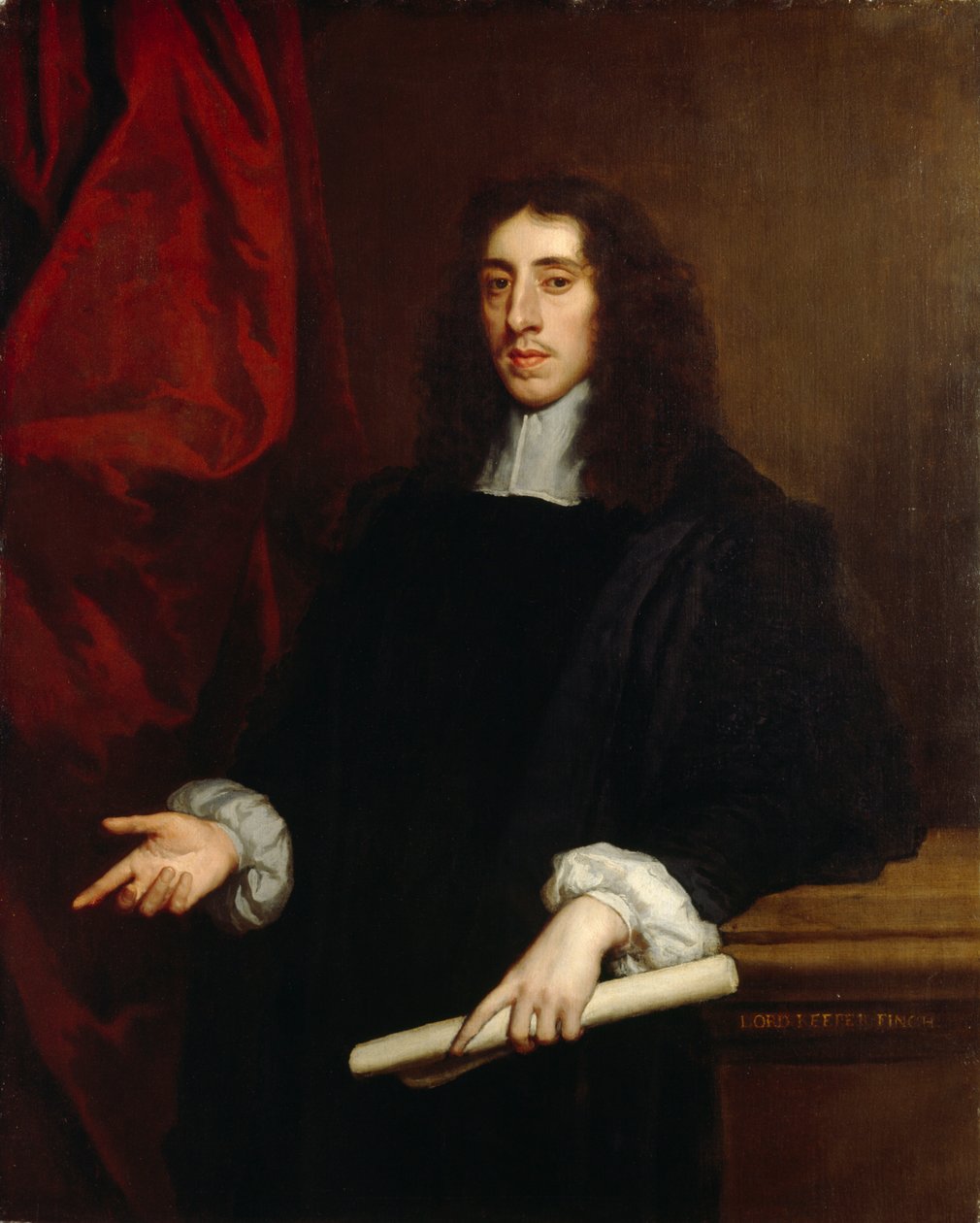 „Portrét Heneage Finch, 1. hraběte z Nottinghamu, lord Keeper“, 17. století od Peter Lely