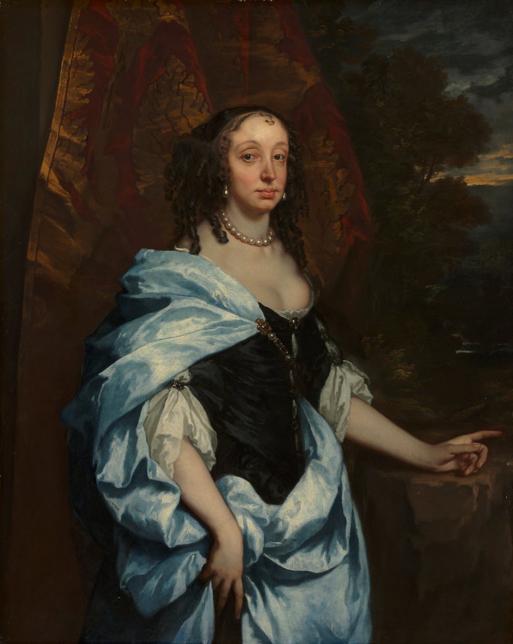 Portrét paní Leneve, c. 1657. od Peter Lely