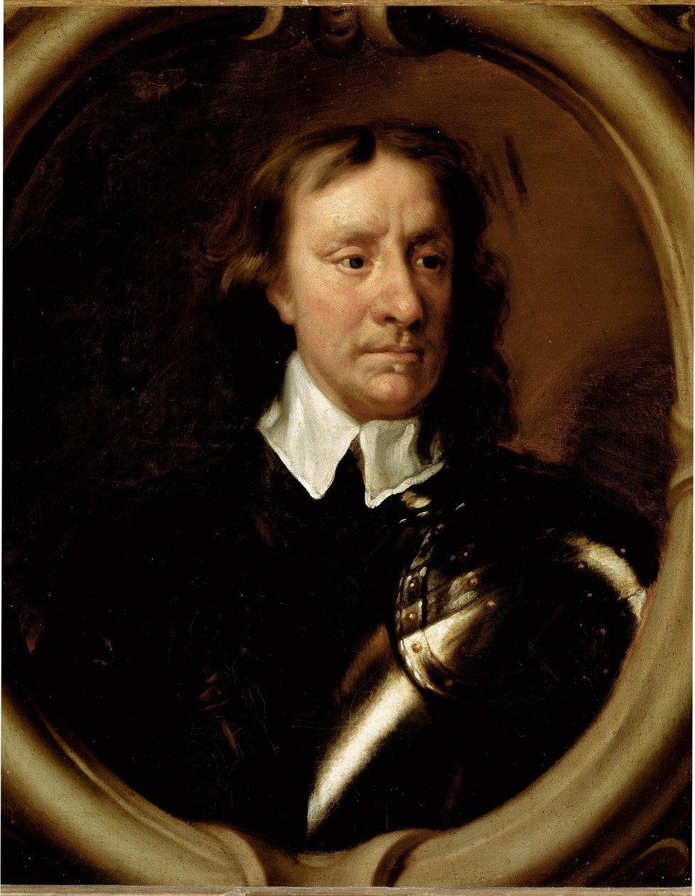 Portrét Olivera Cromwella (1599-1658), anglického vojáka a státníka - Malba sira Petera Lelyho (1618-1680), Annees 1650 - Florencie, Palazzo Pitti od Peter Lely