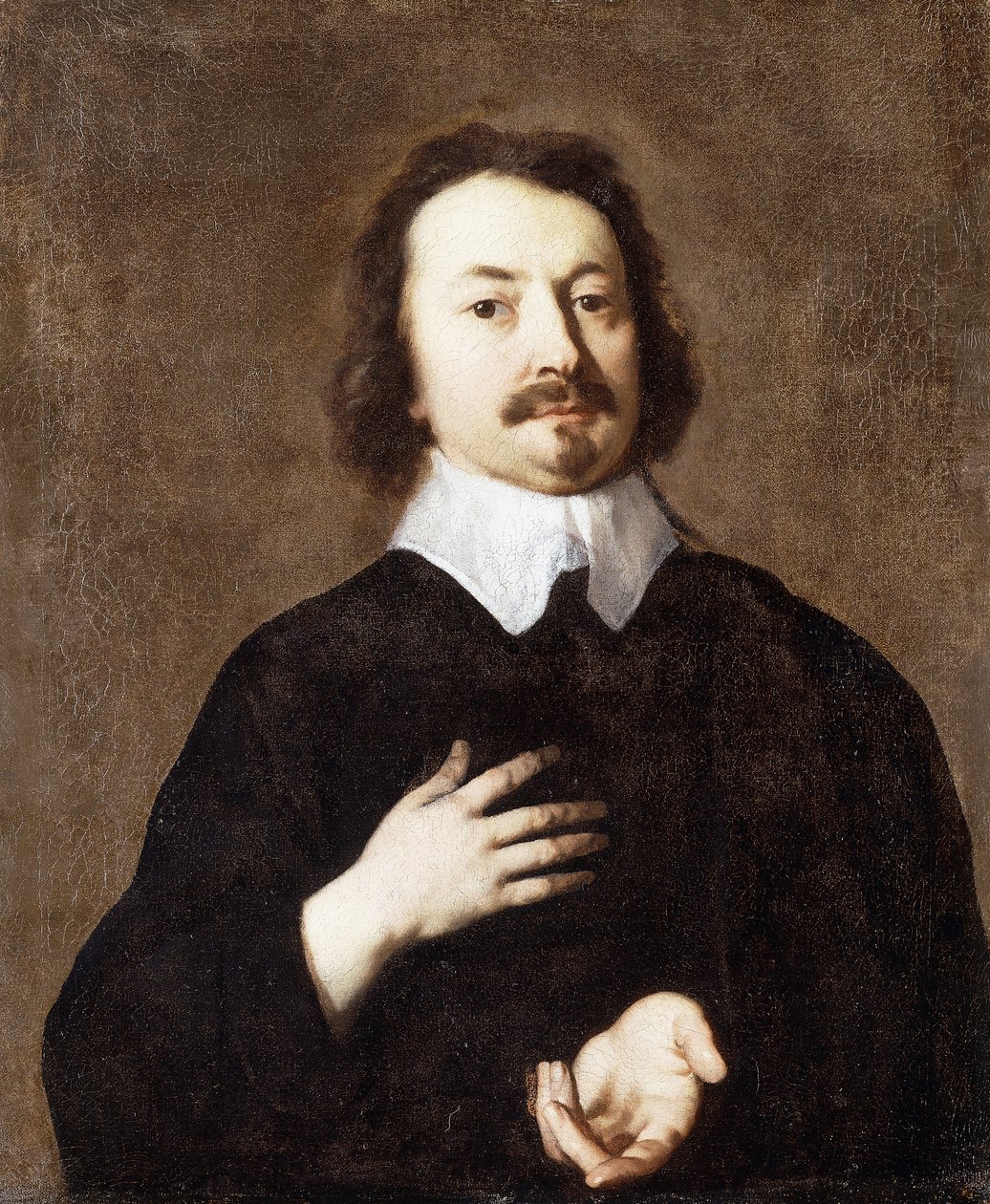 Portrét gentlemana, poloviční, v černém s bílým límečkem, od Peter Lely