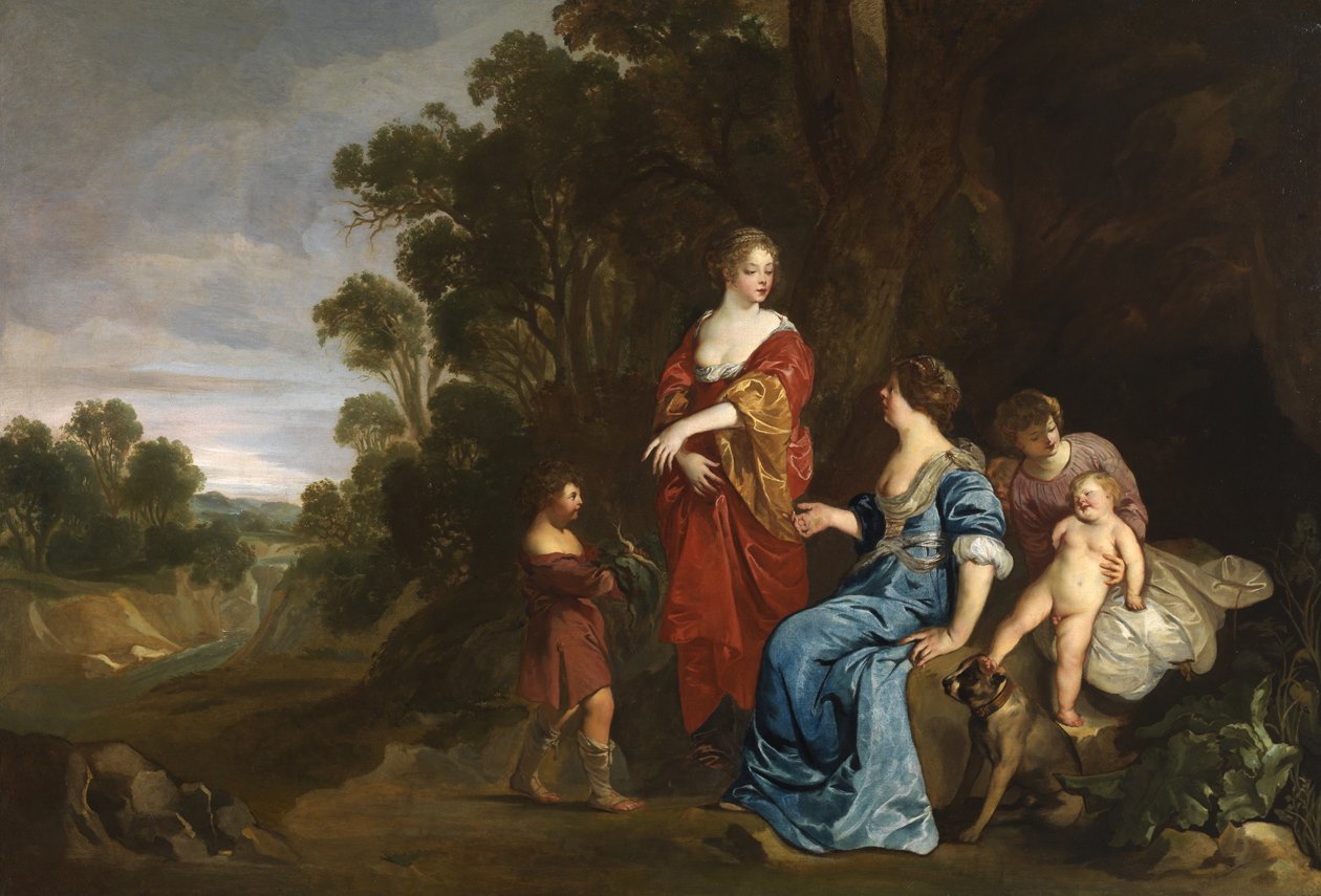 Rueben představuje Mandrakes Leah, 1640-50 od Peter Lely