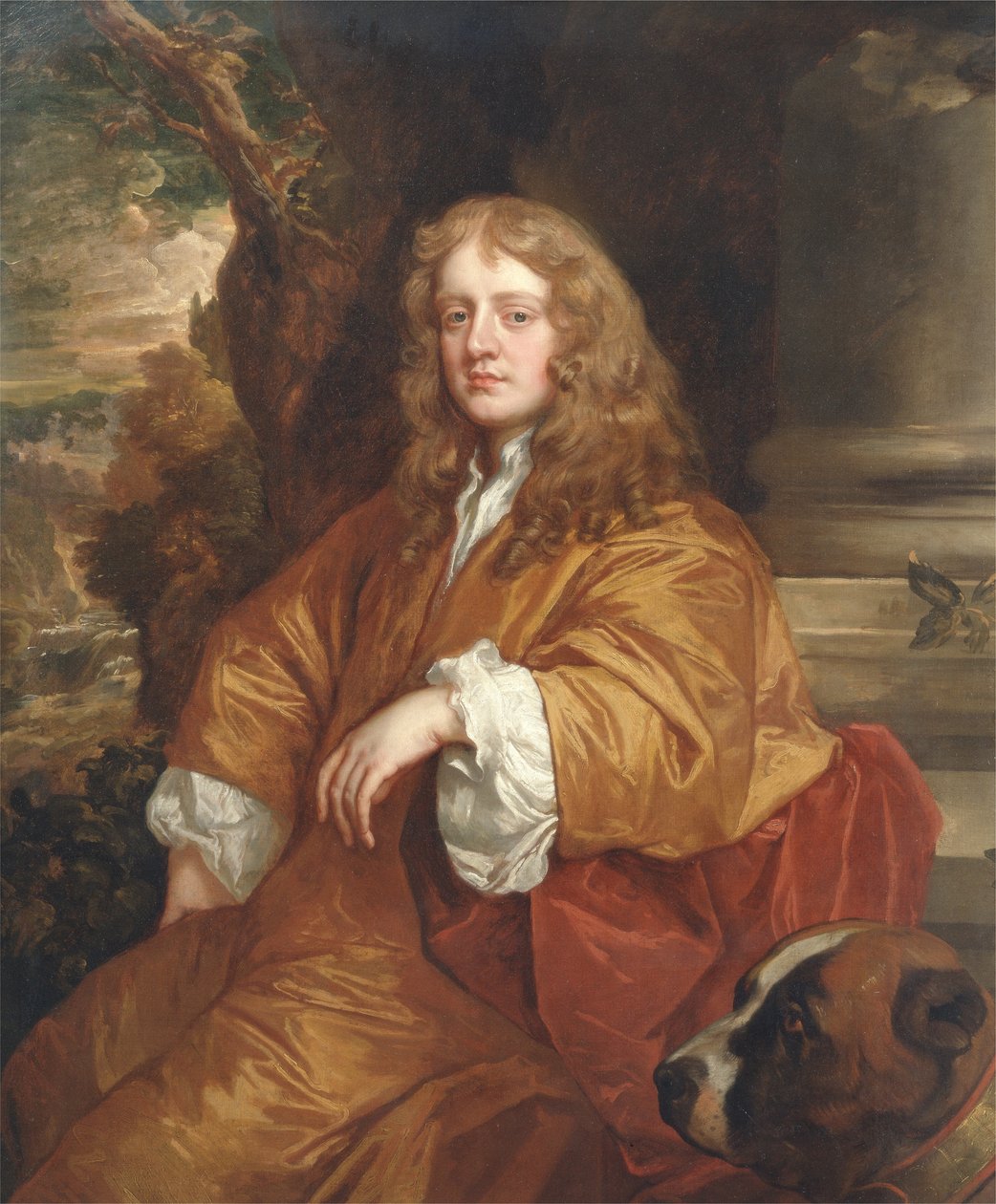 Sir Ralph Bankes, kolem 1660-65 (olej na plátně) od Peter Lely