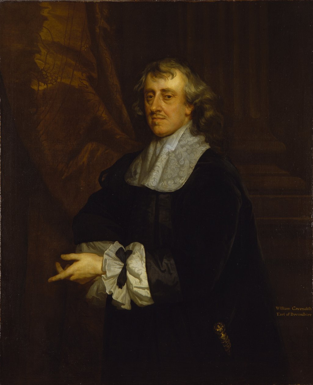 William Cavendish, 3. hrabě z Devonshire (olej na plátně) od Peter Lely