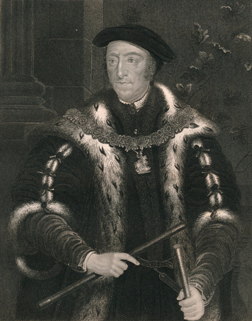 Thomas Howard, vévoda z Norfolku, c1530, počátek poloviny 19. století. od Peter Lightfoot