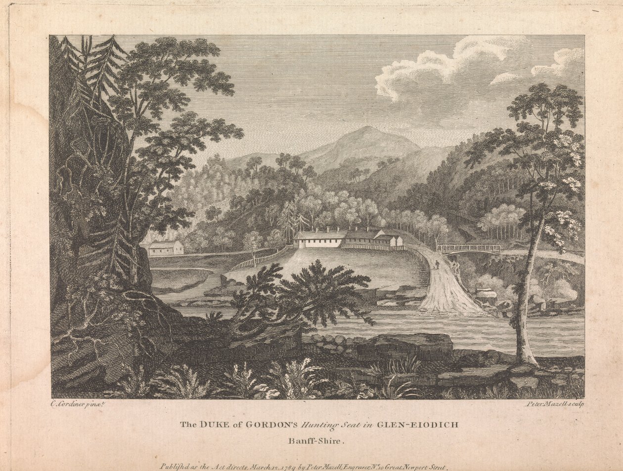Lovecké křeslo vévody z Gordona v Glen-Eoodich Banff-shire (publikoval Peter Mazell); Strana 12 (svazek dva) od Peter Mazell