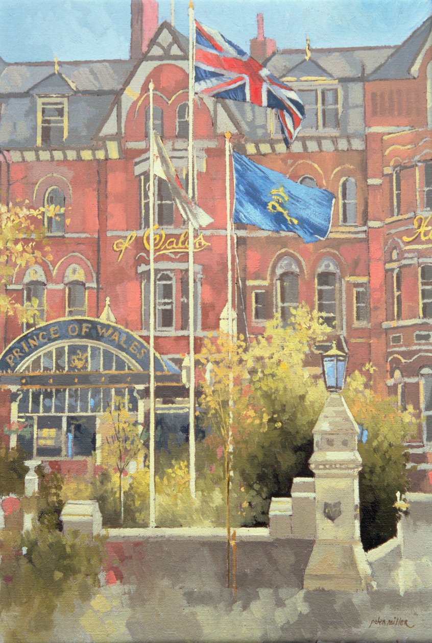 Vlajky mimo Prince of Wales, Southport od Peter Miller