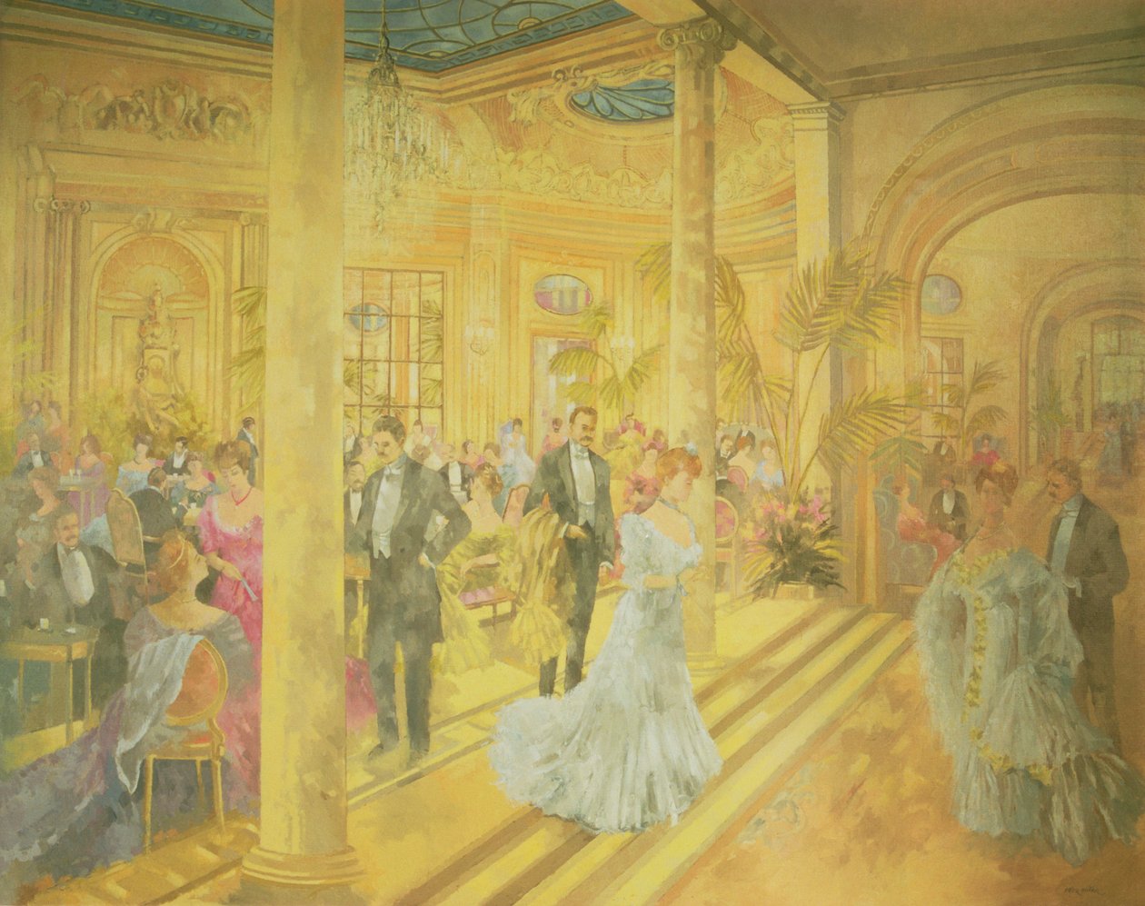 Palm Court - Zima v Ritzu od Peter Miller