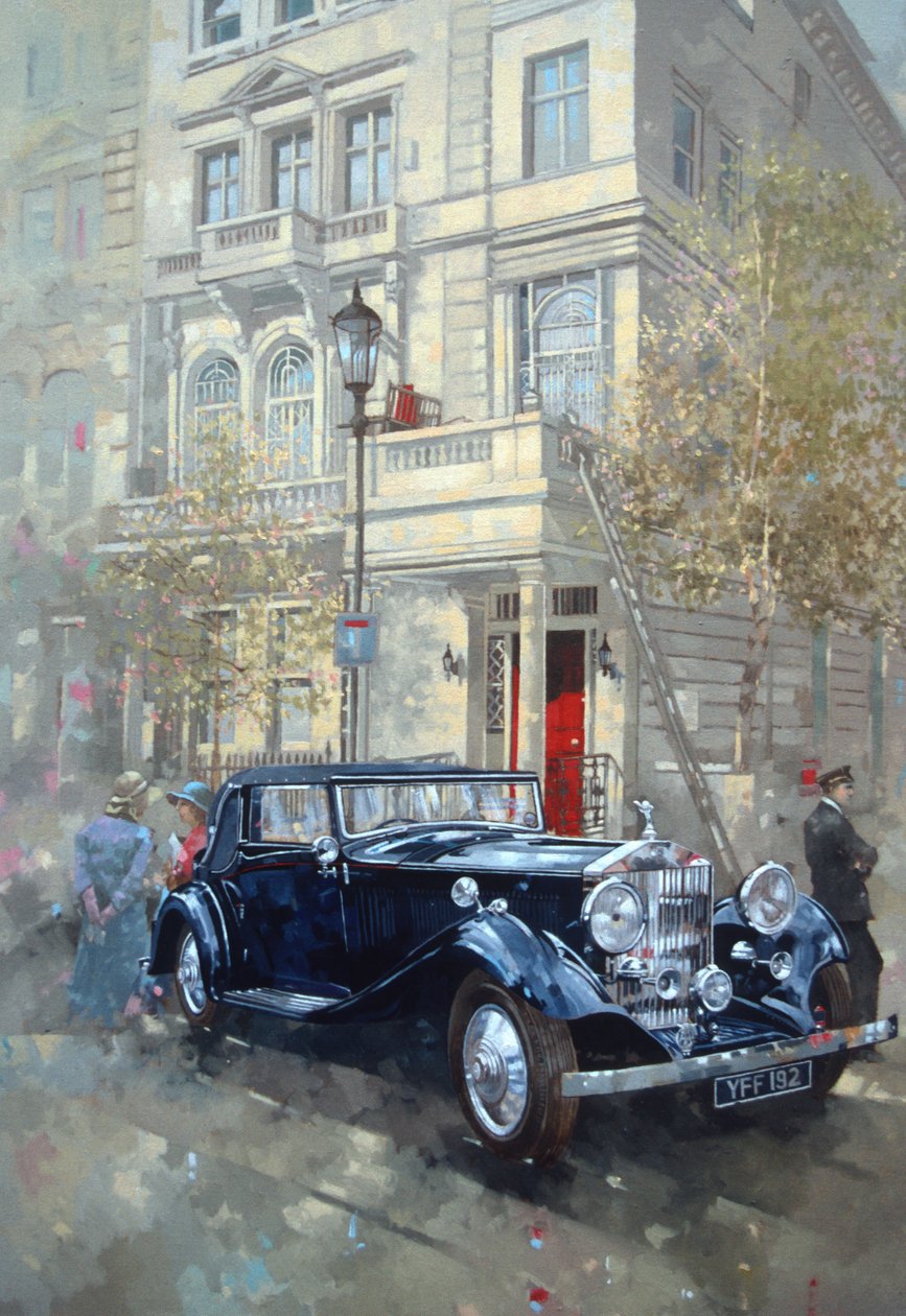 Phantom II do Queens Gate Mews (olej na plátně) od Peter Miller