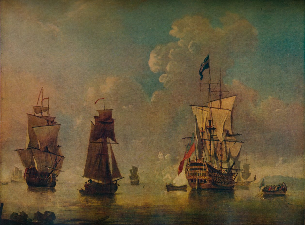 Muži války, c1720 od Peter Monamy