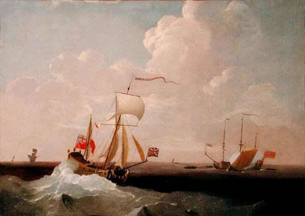 Royal Yacht (olej na plátně) od Peter Monamy