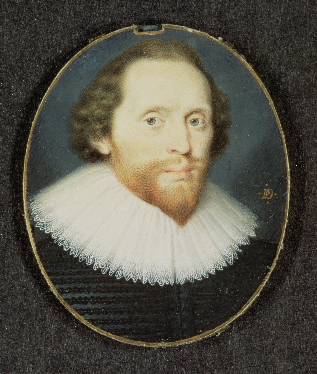 Říká se, že muž je William Herbert, 3. hrabě z Pembroke, kolem roku 1625 od Peter Oliver