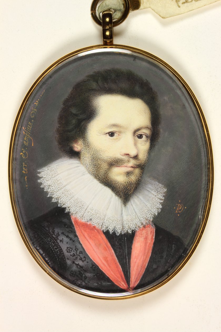 Sir Robert Harley, mistr mincovny (smalt) od Peter Oliver