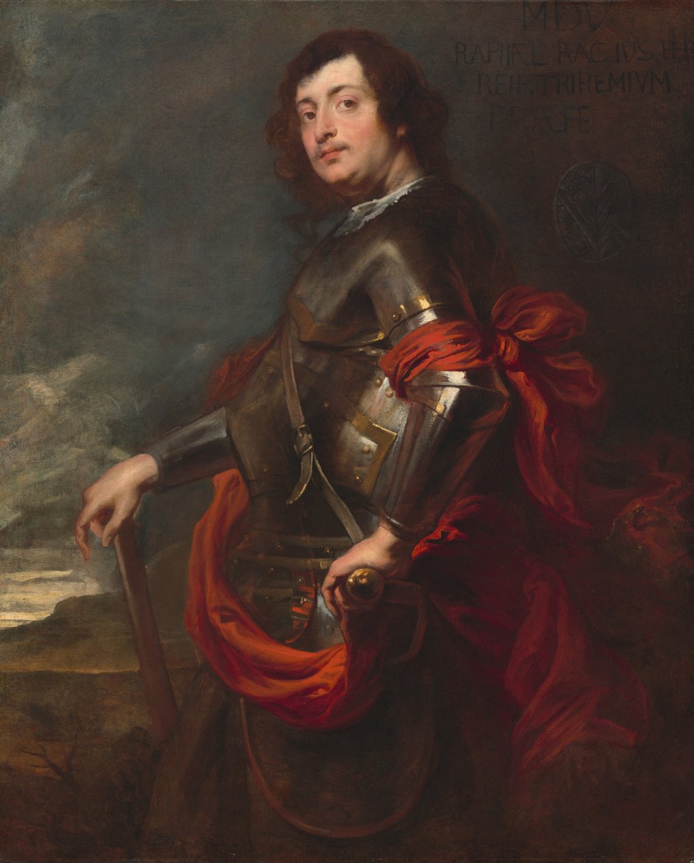 Prefekt Raffaele Raggi, asi 1625 (olej na plátně) od Peter P. & Dyck Anthony Van (1599-1641) Rubens